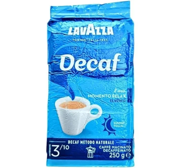 Кава мелена Без кофеїну Lavazza Caffe Decaf Il Mio Momento Relax Classico Macinato Decaffeinato Лавацца Декаф Релакс Пакет 250г - 1