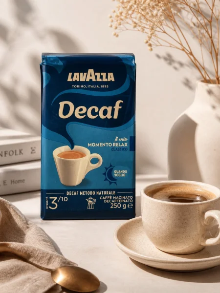 Кава мелена Без кофеїну Lavazza Caffe Decaf Il Mio Momento Relax Classico Macinato Decaffeinato Лавацца Декаф Релакс Пакет 250г - 2