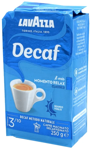 Кава мелена Без кофеїну Lavazza Caffe Decaf Il Mio Momento Relax Classico Macinato Decaffeinato Лавацца Декаф Релакс Пакет 250г - 3