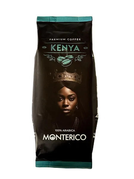 Кава в зернах Monterico Kenya Premium Coffee 100% Arabica Монтеріко Кенія Преміум Арабіка Пакет з клапаном 1000г - 2