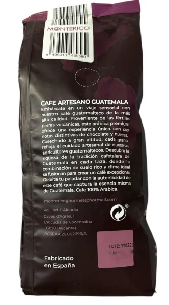 Кава в зернах Monterico Guatemala Premium Coffee 100% Arabica Монтеріко Гватемала Преміум Арабіка Пакет з клапаном 1000г - 2