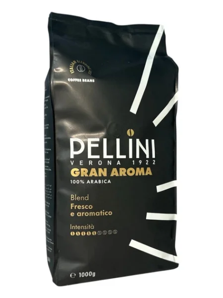 Кава в зернах Pellini Verona Gran Aroma Arabica Blend Fresco Aromatico Пелліні Верона Арома Пакет 1000г - 4