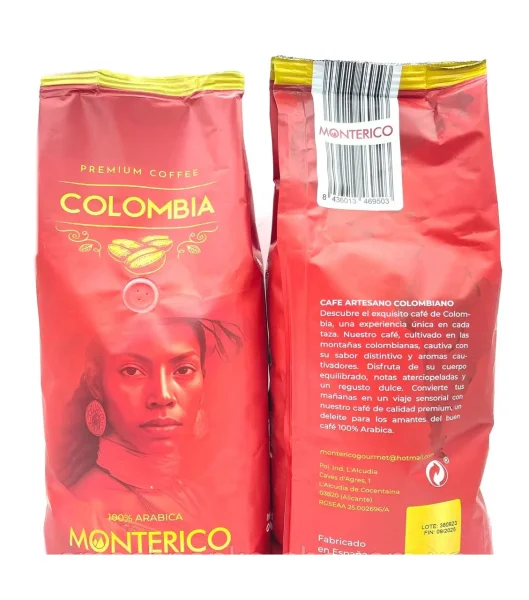 Кава в зернах Colombia Monterico Premium Coffee 100% Arabica Колумбія Монтеріко Преміум Арабіка 1000г - 3