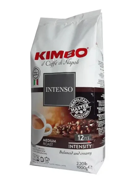 Кава в зернах Kimbo Intenso Medium Roast Balanced&Creamy Кімбо Інтензо Збалансована купаж арабіки Пакет 1кг - 2