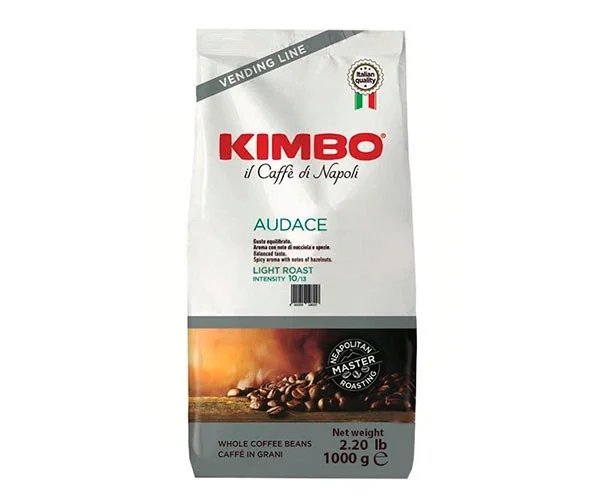 Кава в зернах Kimbo Audace Light Roast Whole Coffee beans Кімбо Аудаче Світла обжарка купаж арабіки Пакет 1кг - 2