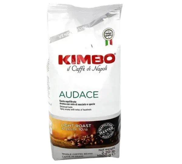 Кава в зернах Kimbo Audace Light Roast Whole Coffee beans Кімбо Аудаче Світла обжарка купаж арабіки Пакет 1кг - 3