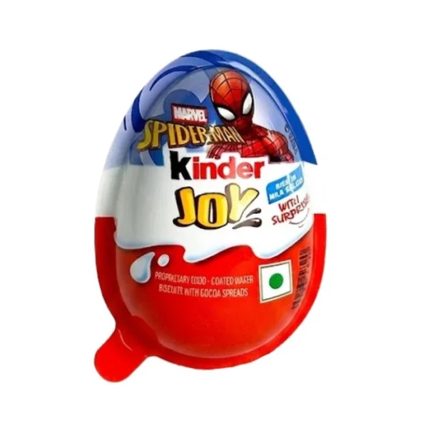 Шоколадне яйце з Іграшкою Kinder JOY Spider Man Marvel Series with Surprise Кіндер Джой Спайдермен Людина Павук 20г - 1