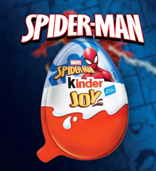 Шоколадне яйце з Іграшкою Kinder JOY Spider Man Marvel Series with Surprise Кіндер Джой Спайдермен Людина Павук 20г - 5