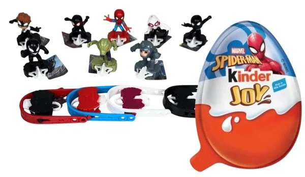 Шоколадне яйце з Іграшкою Kinder JOY Spider Man Marvel Series with Surprise Кіндер Джой Спайдермен Людина Павук 20г - 2