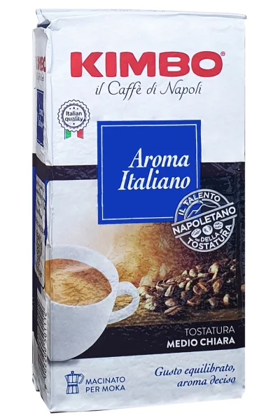 Кава мелена Kimbo Aroma Italiano Ground Coffee Tostatura medio chiara Кімбо Арома Італіано Мокка Бленд Арабіки 1шт 250г - 2