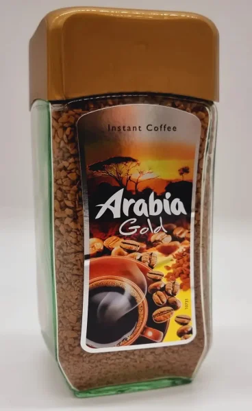 Кава розчинна Arabia Gold Instant Coffee Арабія сублімована в Гранулах Бленд арабіки та робусти Склобаночка 200г - 2