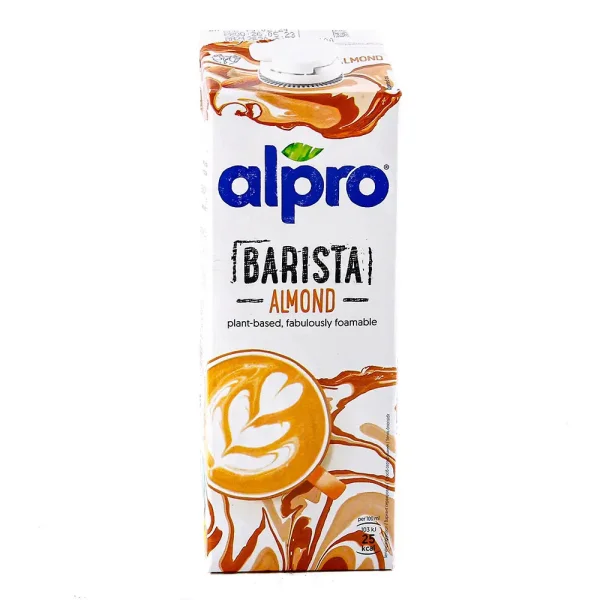 Напій Мигдально-Соєвий Рослинний без Лактози Alpro Almond Professionals Альпро для Бариста і Кавових напоїв з Кальцієм Тетрапак 1л - 4
