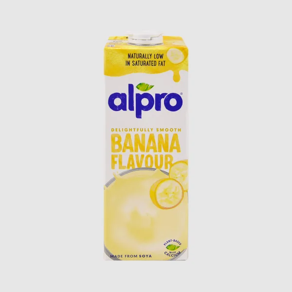 Напій Бананово-Соєвий Рослинний без Лактози Alpro Banana Professionals Альпро для Бариста і Кавових напоїв з Кальцієм Тетрапак 1л - 2