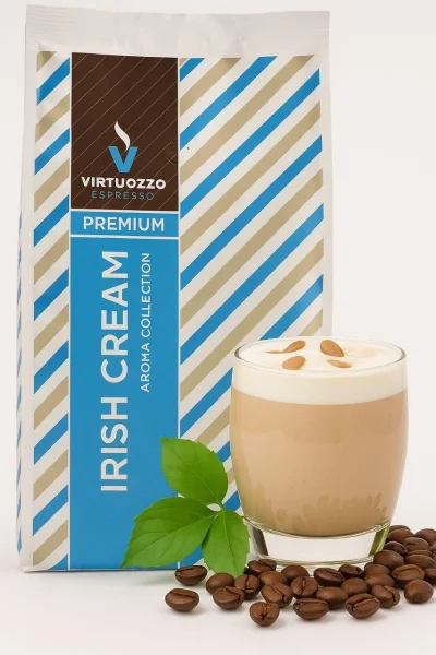 Кава зернова ароматизована Virtuozzo Espresso Premium Aroma Collection Irish Cream Віртуозо Ірландські вершки 1кг - 3