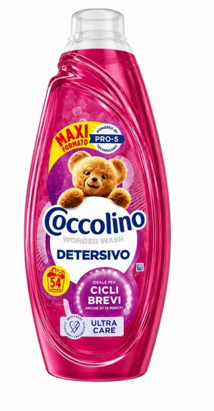 Гель для прання Швидка дія Про-С Універсал Coccolino Wonder Wash Detersivo Pro-S Ulltra Care Коколіно Ультра-догляд 54прань 2160мл - 3