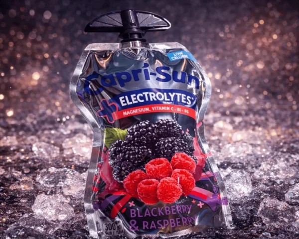 Напій з фруктовим соком Дитячий Capri-Sun Electrolytes Blackberry&Raspberry Капрі Сан Ожина Малина з Електролітами Дой-пак 330мл - 3