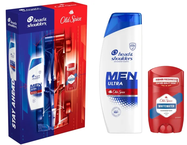 Набір Подарунок для Чоловіків H&S Gentleman’s Set Head&Shoulders plus Old Spice Хеден Сет Шампунь і Стік антиперспірант 330мл 50мл - 3