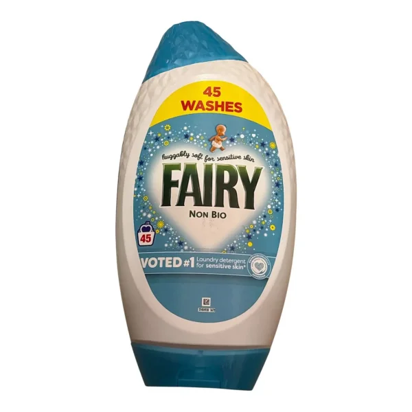 Гель Делікатний Нон-біо для прання Дитячих речей Fairy Non Bio Sensitive Фейрі Сенсітів для чутливої шкіри 45 прань 1485мл - 4