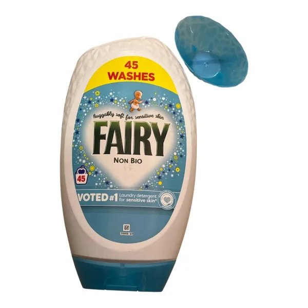 Гель Делікатний Нон-біо для прання Дитячих речей Fairy Non Bio Sensitive Фейрі Сенсітів для чутливої шкіри 45 прань 1485мл - 2