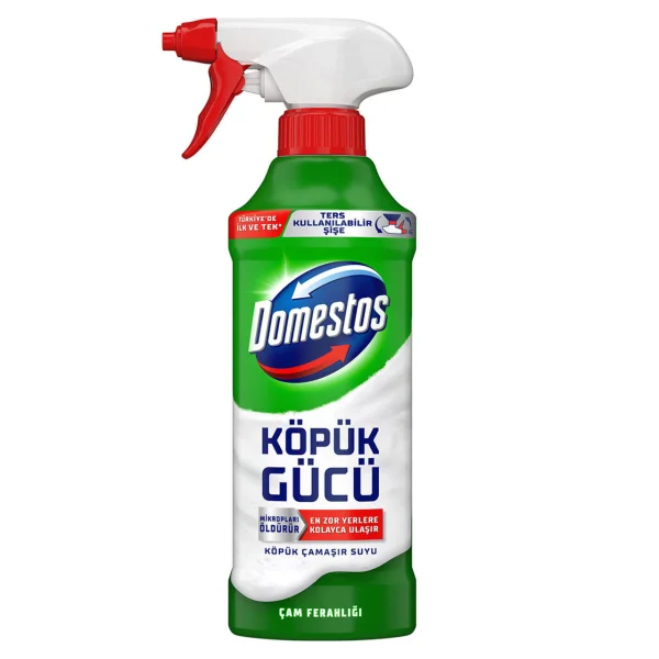Піна для чищення Ванни та Туалету Спрей Domestos Foam Power Pine Freshness Доместос свіжість Хвої сосна 450мл - 3