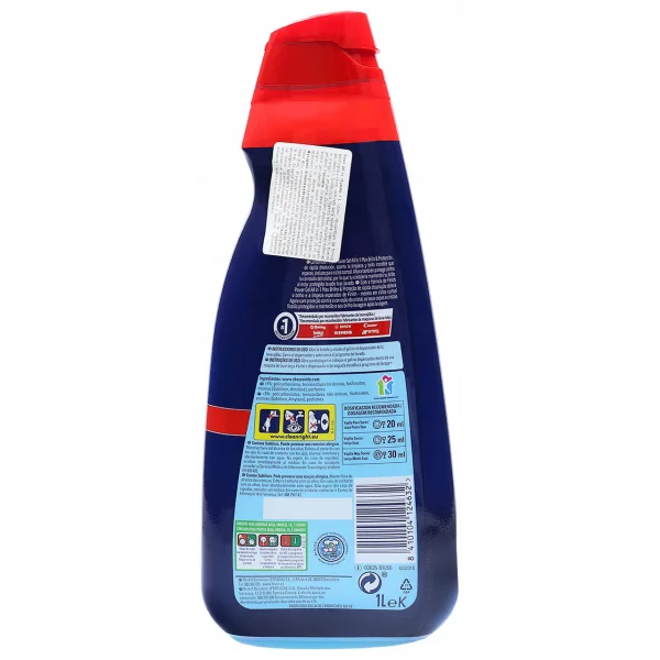 Гель для Посудомийних машин Finish Power Gel All in One 50 Sin Prelavar Фініш без попереднього Замочування 50циклів 1000мл - 4