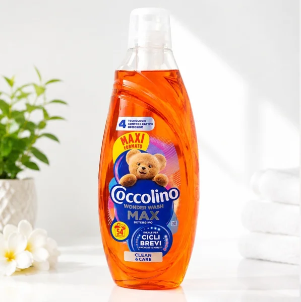 Гель для Швидкого прання Coccolino Wonder Wash Max Gel Short Cycles Pro-S Sport Expert Коколіно Максі Спорт Експерт 54прань 2160мл - 3