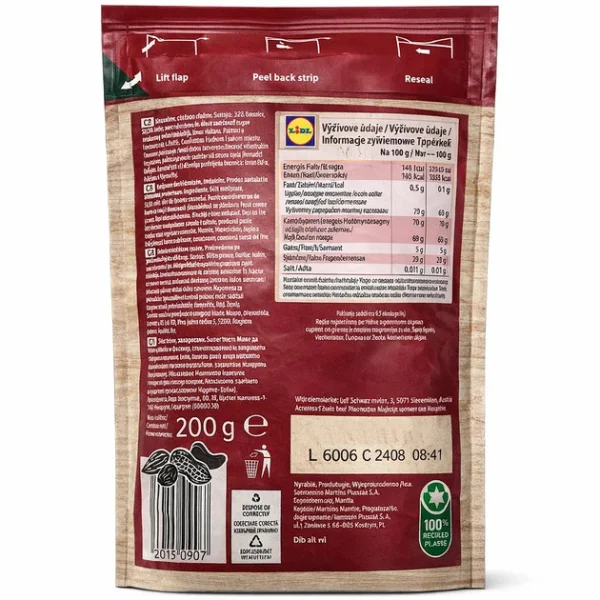 Журавлина вялена Підсолоджена Alesto Selection Cranberries Dried&Sugared Алесто цукати селекційні Пакет 200г - 4