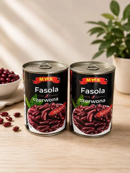 Квасоля Боби консервовані M&K Fasola Szerwona Konserwowa Red Beans МК Червона в власному соці ЄвроБанка 400г - 3