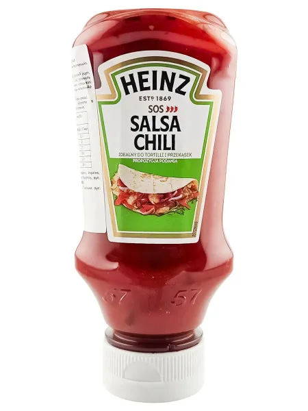 Соус Сальса Чілі Heinz Salsa Chili Sauce Хейнз пікантний Ідеально до Тортильї та закусок 220мл - 2