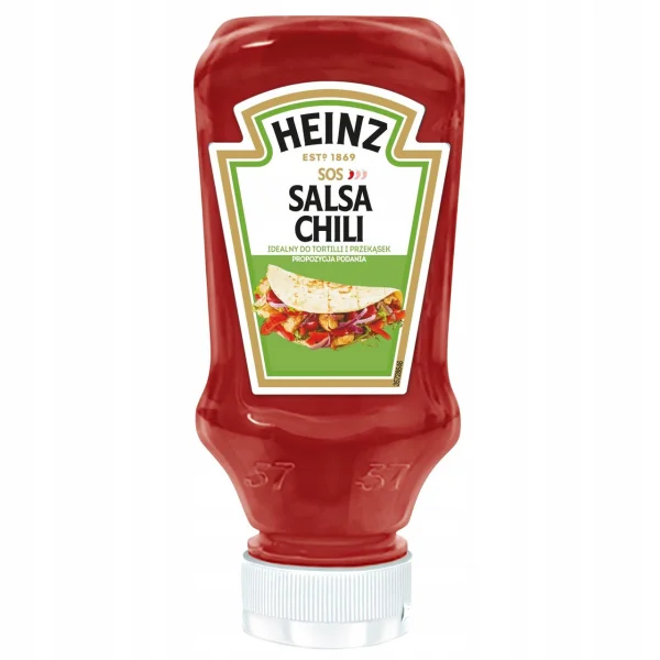 Соус Сальса Чілі Heinz Salsa Chili Sauce Хейнз пікантний Ідеально до Тортильї та закусок 220мл - 3