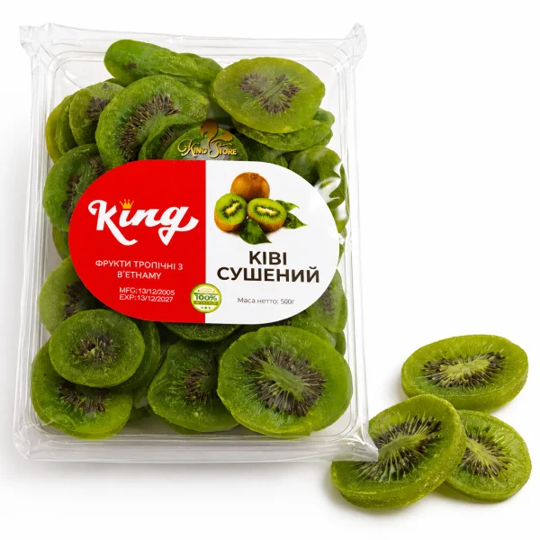 Ківі сушений натуральний Цукати Nafoods King Фрукти тропічні з Вьєтнаму Нафудс сухофрукти Пакет 1000г - 2