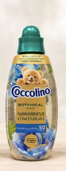 Кондиціонер Ополіскувач білизни Coccolino Botanical perf Freschezza Celeste Коколіно Небесна Свіжість Швидке прання 50прань 750мл - 2