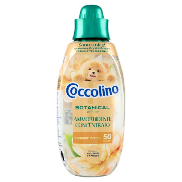 Кондиціонер Ополіскувач білизни Coccolino Botanical perfume Tramonto Dorato Коколіно Захід Сонця Швидке прання 50прань 750мл - 3