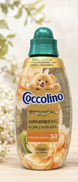 Кондиціонер Ополіскувач білизни Coccolino Botanical perfume Tramonto Dorato Коколіно Захід Сонця Швидке прання 50прань 750мл - 1