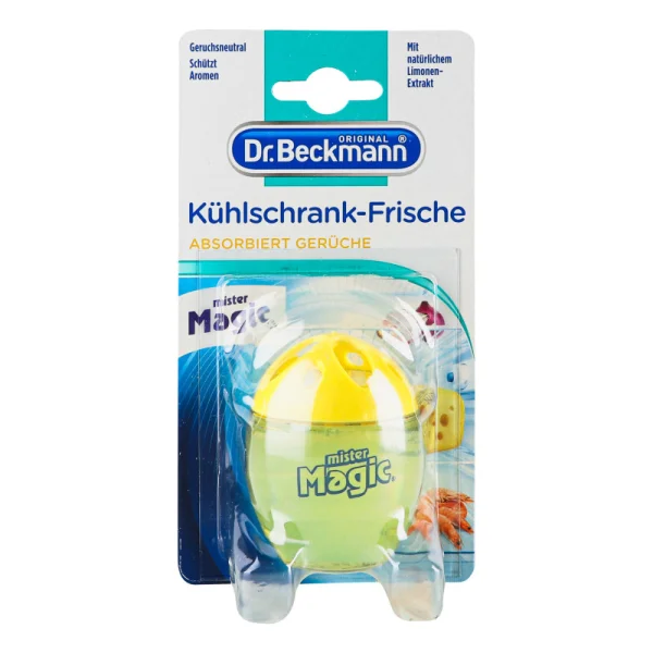 Поглинач запахів Ароматизатор Холодильників Dr. Beckmann Kühlschrank Frische Mister Magic Limone Др.Бекманн Яйце Лимон 40г - 2