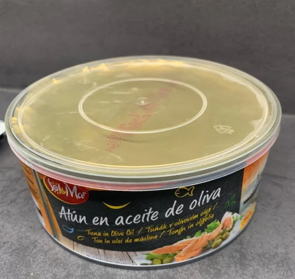 Тунець шматочки в олії SolMar Atun en aceite de Oliva Tuna Sunflower Oil Солмар євробаночка 650г - 3