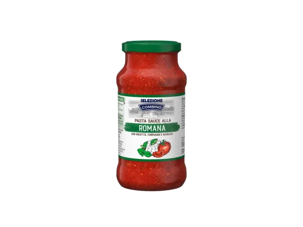 Соус до Пасти Римський Combino Selezione pasta Sauce alla Romana Комбіно до макарон з рікотою сирами та базиліком 350г - 2