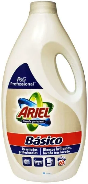 Гель прання Універсальний Ariel Professional Basico Detergente Formula Арієл Базіко сяюча Білизна прання за Пранням 60прань 2700мл - 3