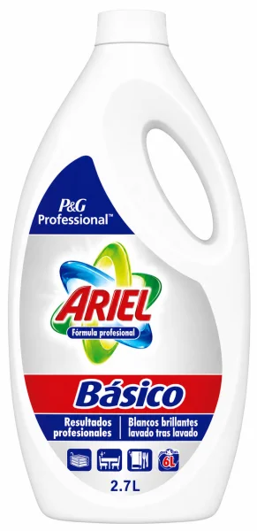 Гель прання Універсальний Ariel Professional Basico Detergente Formula Арієл Базіко сяюча Білизна прання за Пранням 60прань 2700мл - 2