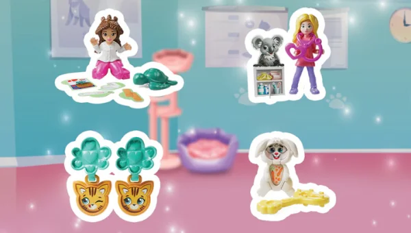 Набір Шоколадне Яйце з Іграшкою Kinder Joy Girls Discover Veterinary Worlds Toys Кіндер для Дівчат Світ ветеринарії 8шт 160г - 3