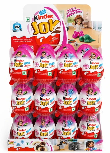 Набір Шоколадне Яйце з Іграшкою Kinder Joy Girls Discover Veterinary Worlds Toys Кіндер для Дівчат Світ ветеринарії 8шт 160г - 2