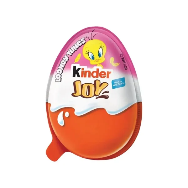 Шоколадне яйце з Іграшкою Kinder JOY Looney Tunes Tweety Surprise Series Кіндер Джой Луні Тюнз Каченятко Твіті 20г - 1