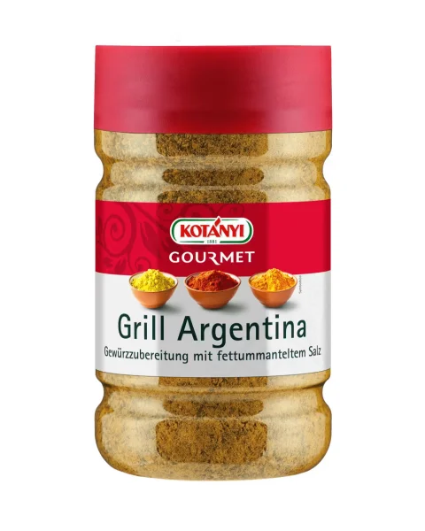 Приправа до грилю Суміш спецій Професійна по-Аргентинськи Kotanyi Gourmet Grill-Argentina Котані до стейків Свинина та Птиця 900г - 2