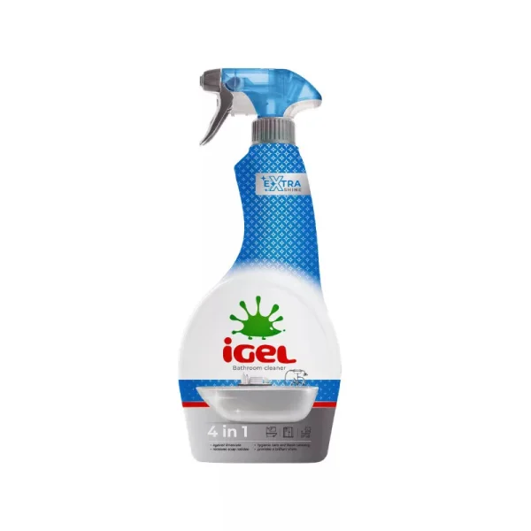 Засіб для Чищення Ванної 4в1 Спрей iGel Bathroom cleaner Anti Limescale Айгел антикальк та сантехніки 650мл - 2