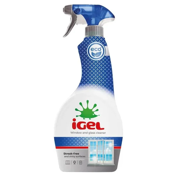Засіб для Скла та Вікон Спрей iGel Windows Cleaner Streak-free&Shiny Universal Айгел блискучість без Розводів 650мл - 4