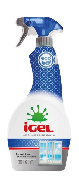 Засіб для Скла та Вікон Спрей iGel Windows Cleaner Streak-free&Shiny Universal Айгел блискучість без Розводів 650мл - 3