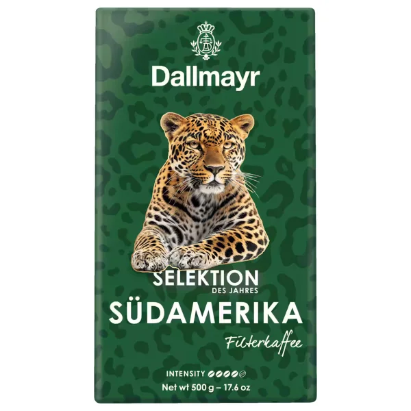 Кава мелена Dallmayr Crema d’Oro Selektion des Jahres Südamerika 4 Intensity Blend Делмайер Купаж Арабіки Пакет 500г - 2