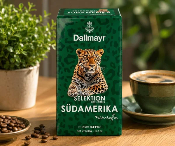 Кава мелена Dallmayr Crema d’Oro Selektion des Jahres Südamerika 4 Intensity Blend Делмайер Купаж Арабіки Пакет 500г - 3