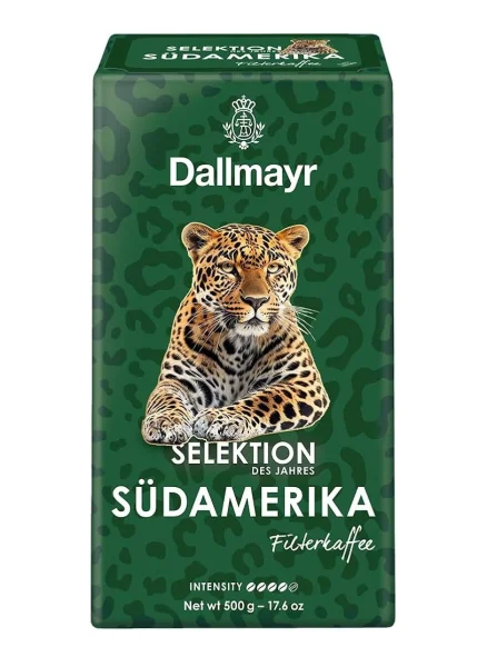 Кава мелена Dallmayr Crema d’Oro Selektion des Jahres Südamerika 4 Intensity Blend Делмайер Купаж Арабіки Пакет 500г - 1