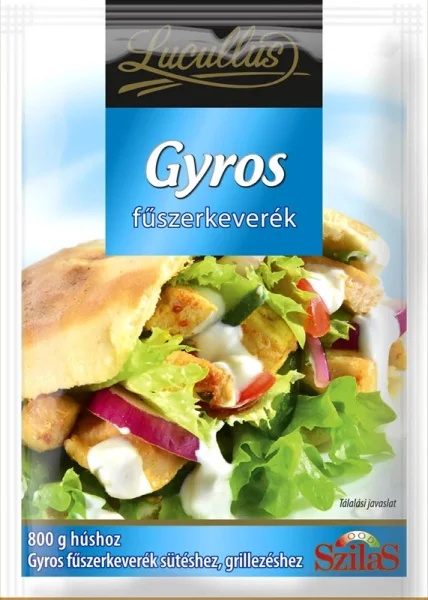 Приправа Гірос та Лаваш Lucullus Gyorspác Gyros Лукулус спеції бутербродів та маринування 30г - 4